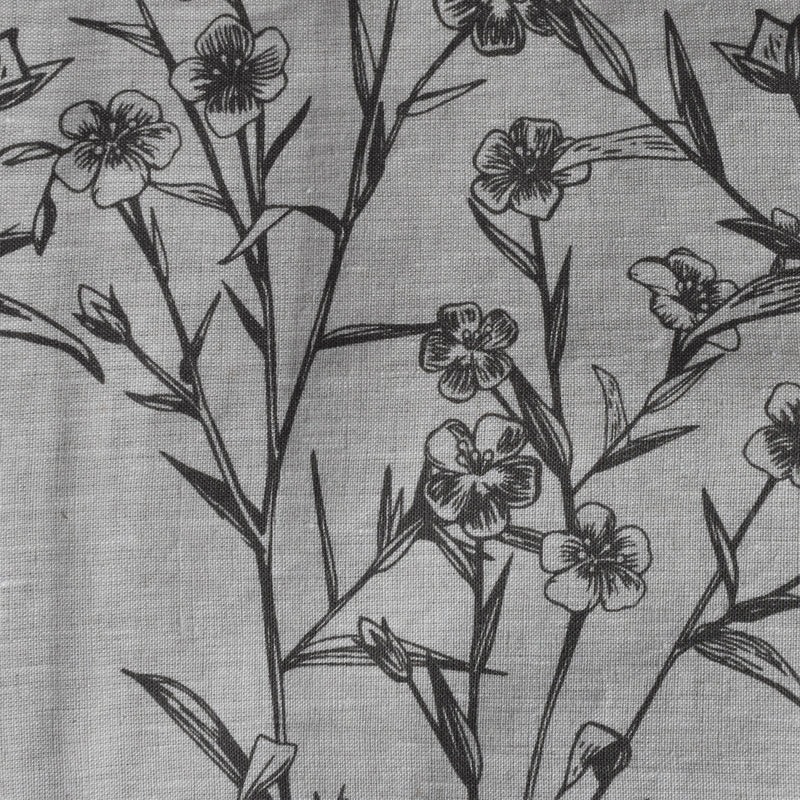 テーブルクロス　リネン　Botanique (ボタニック）SEPIA