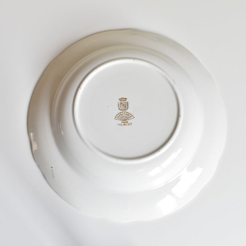 Vintage Deep Plate, Digoin & Sarreguemines Colbert B