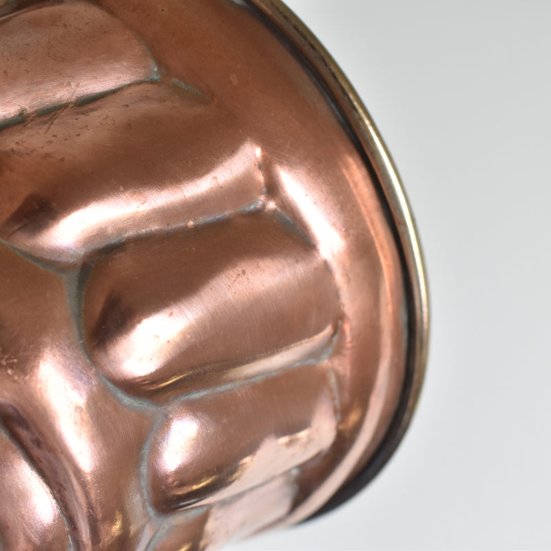 Vintage Copper Mold Cake Pan Kouglof B