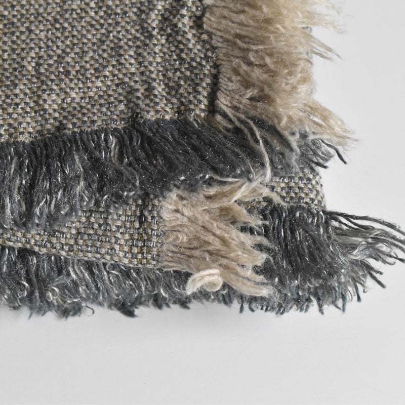 テーブルクロス　リネン　OXFORD ブルー/グリーン