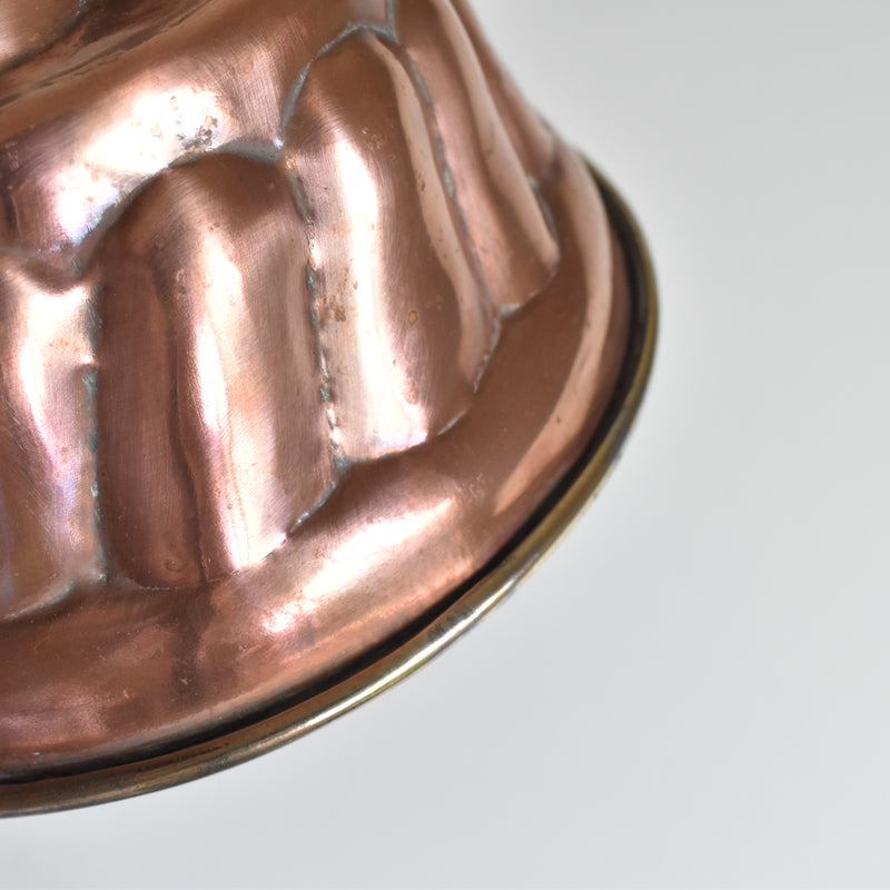 Vintage Copper Mold Cake Pan Kouglof B
