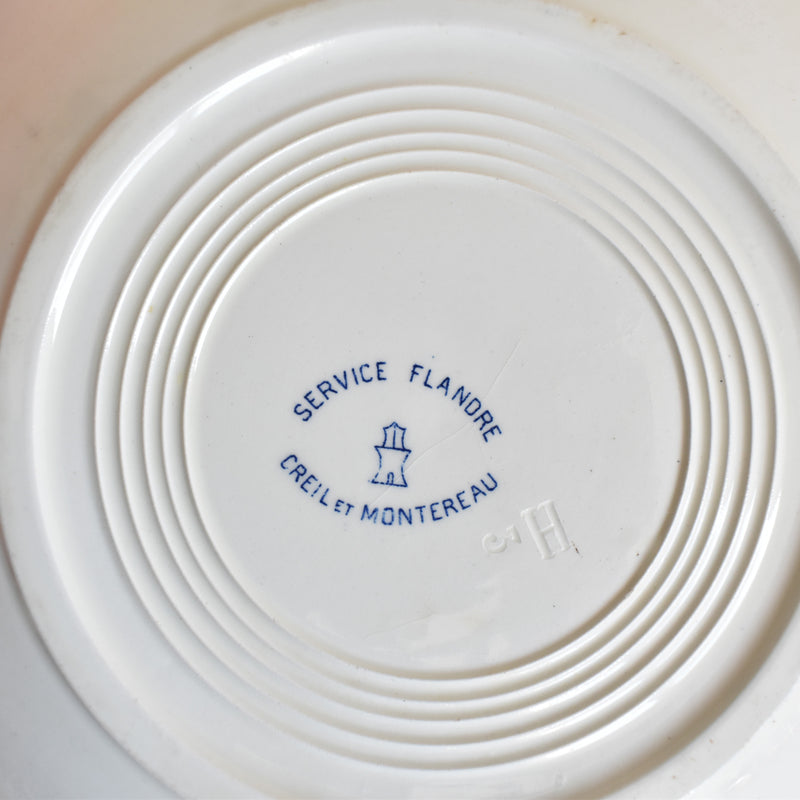 Antique Plate: Creil-Montereau Flandre C
