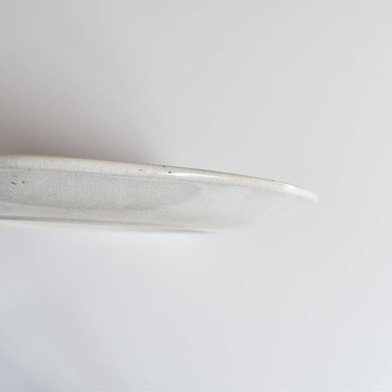 Antique Dessert Plate, Sarreguemines, Opaque de Sarreguemines A