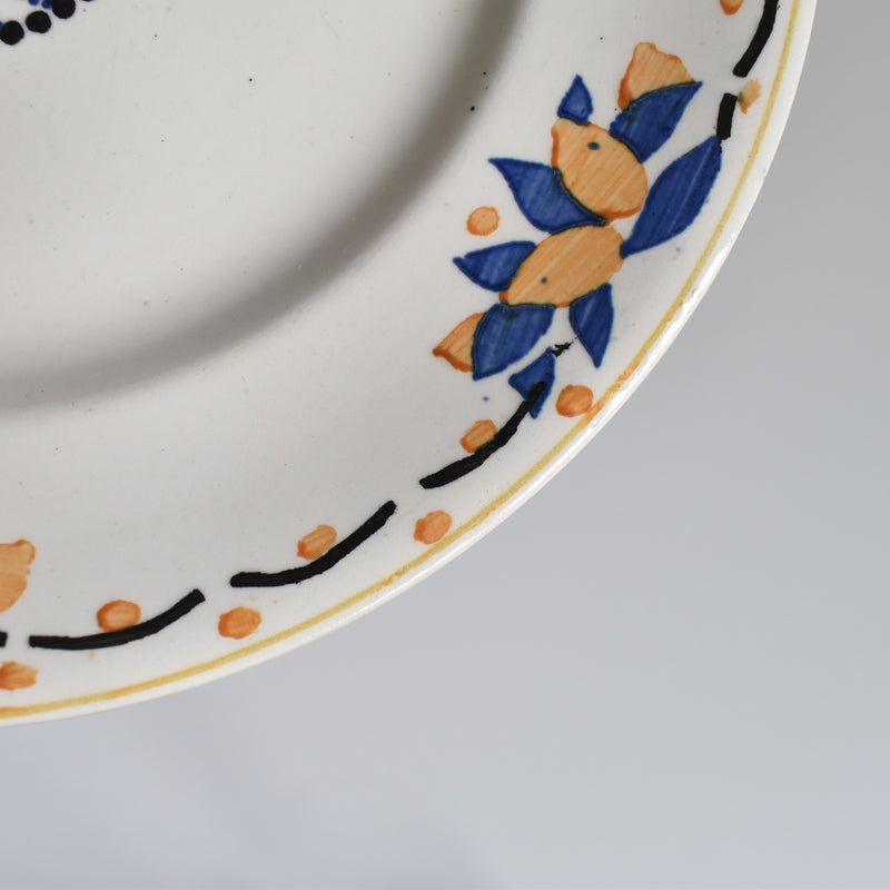 Antique Dessert Plate Longwy Trianon A