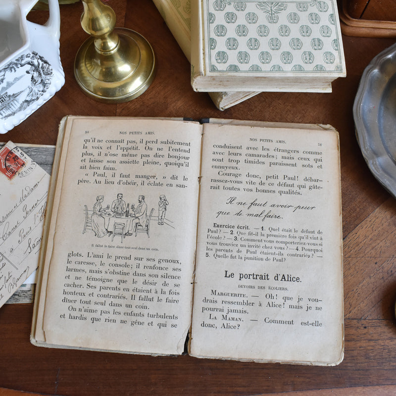 Antique Book Nos Petits Amis