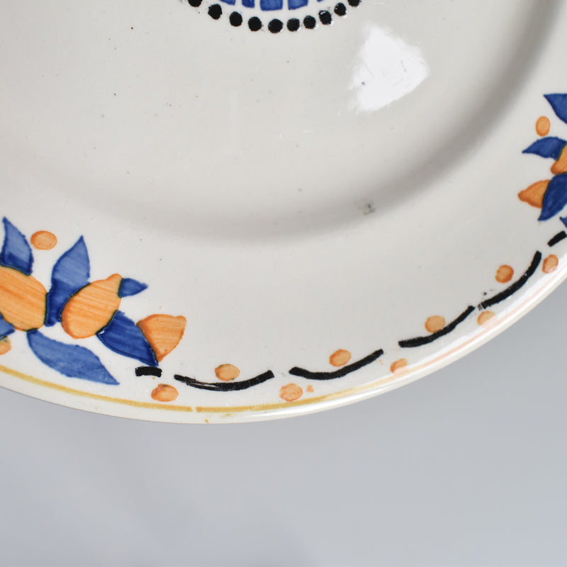 Antique Dessert Plate Longwy Trianon A