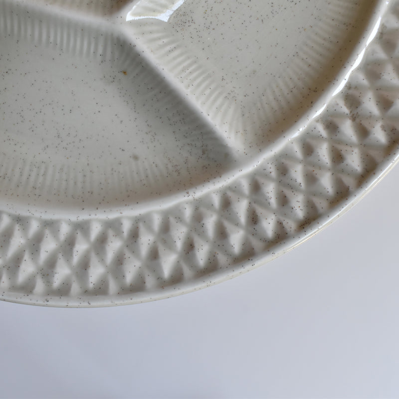 Vintage Fondue Plate Sarreguemines Chardons D