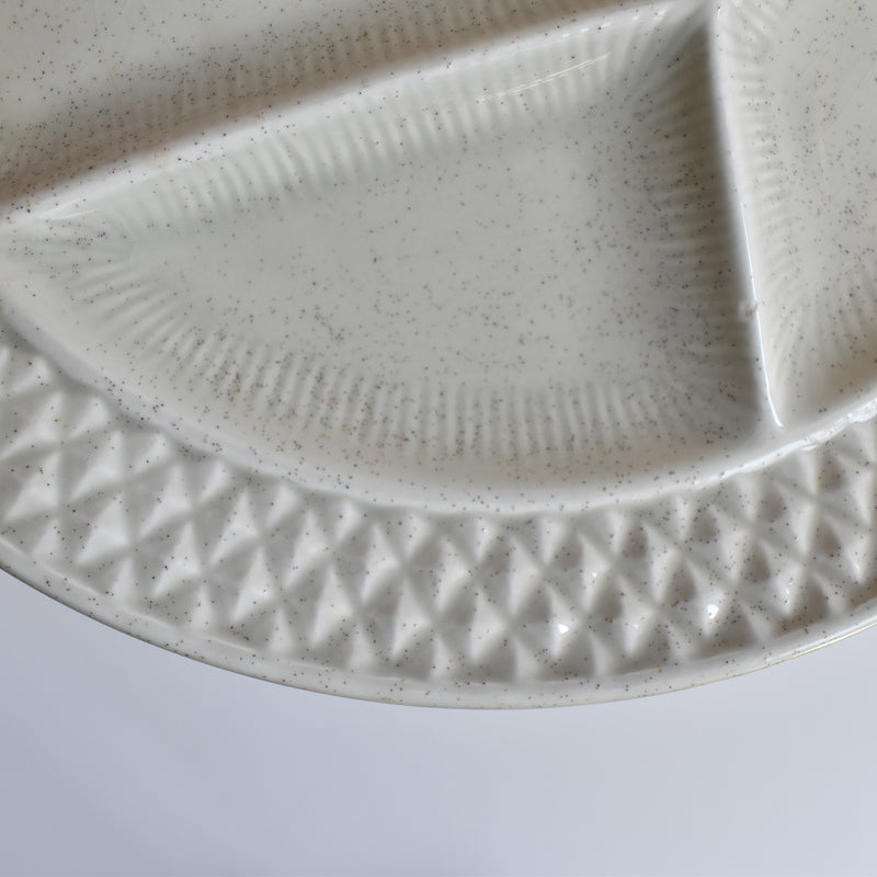 Vintage Fondue Plate Sarreguemines Chardons D