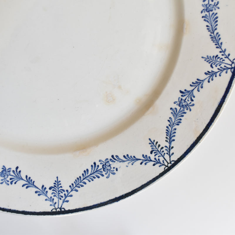 Antique Plate: Creil-Montereau Flandre C