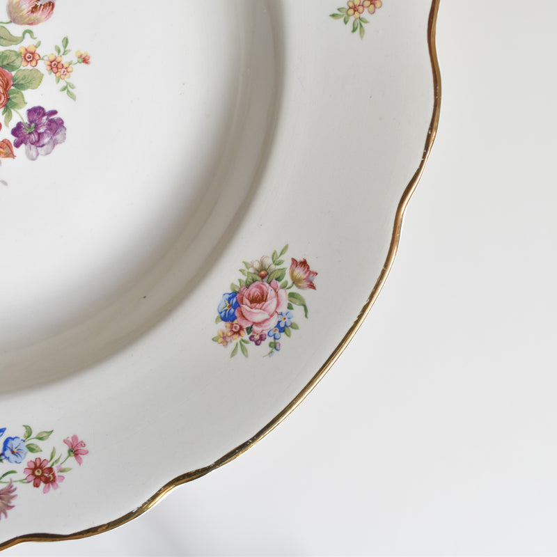 Vintage Deep Plate, Digoin & Sarreguemines Colbert B