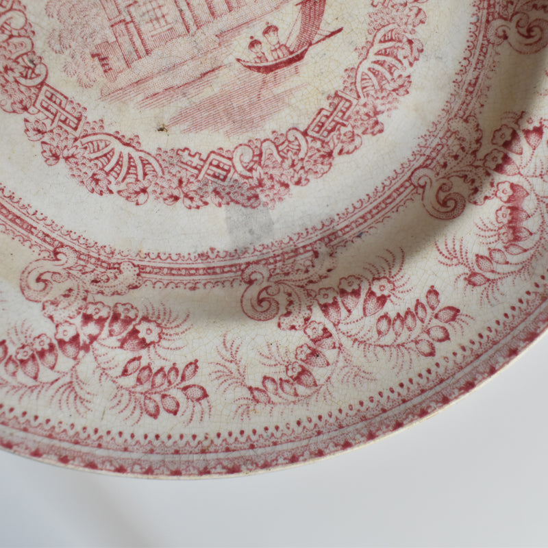 Antique dessert plate J&E Gem