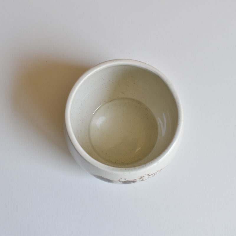 Vintage sugar bowl, Sarreguemines Chardons