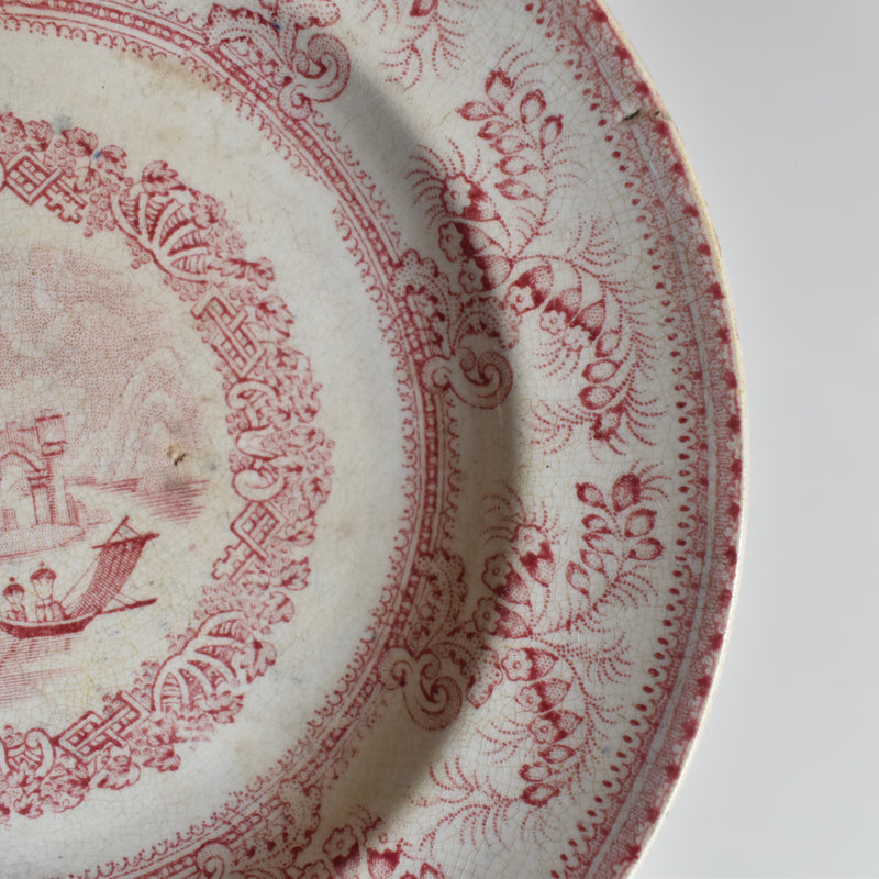Antique dessert plate J&E Gem