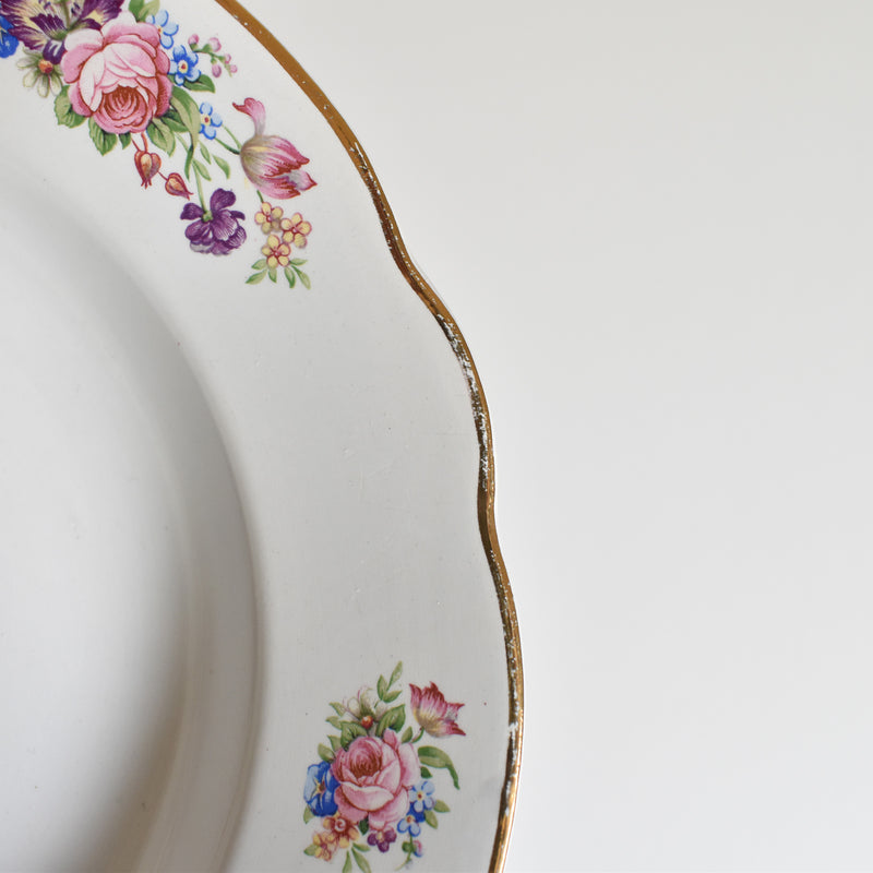 Vintage Deep Plate, Digoin & Sarreguemines Colbert B