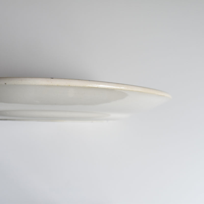 Antique dessert plate, Longwy, Trianon B