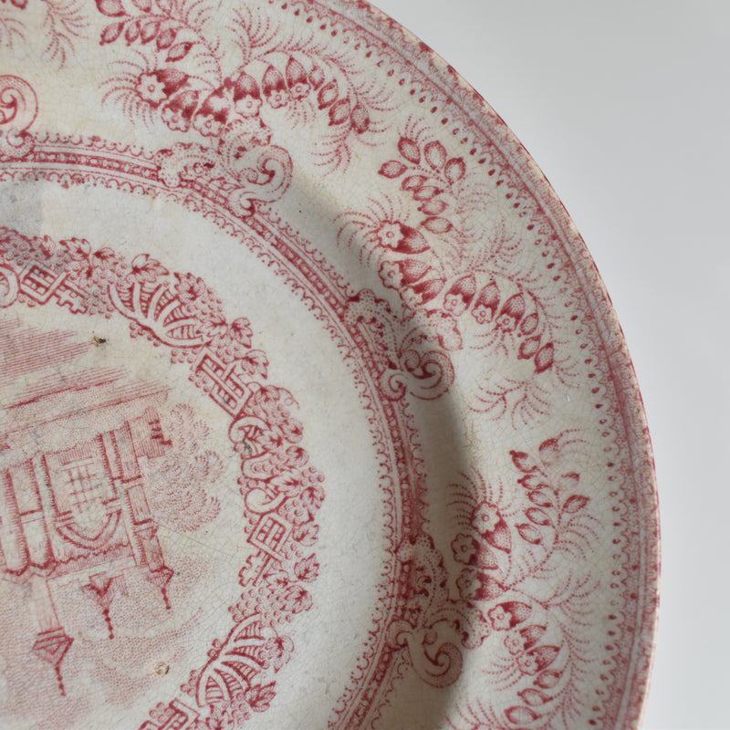 Antique dessert plate J&E Gem