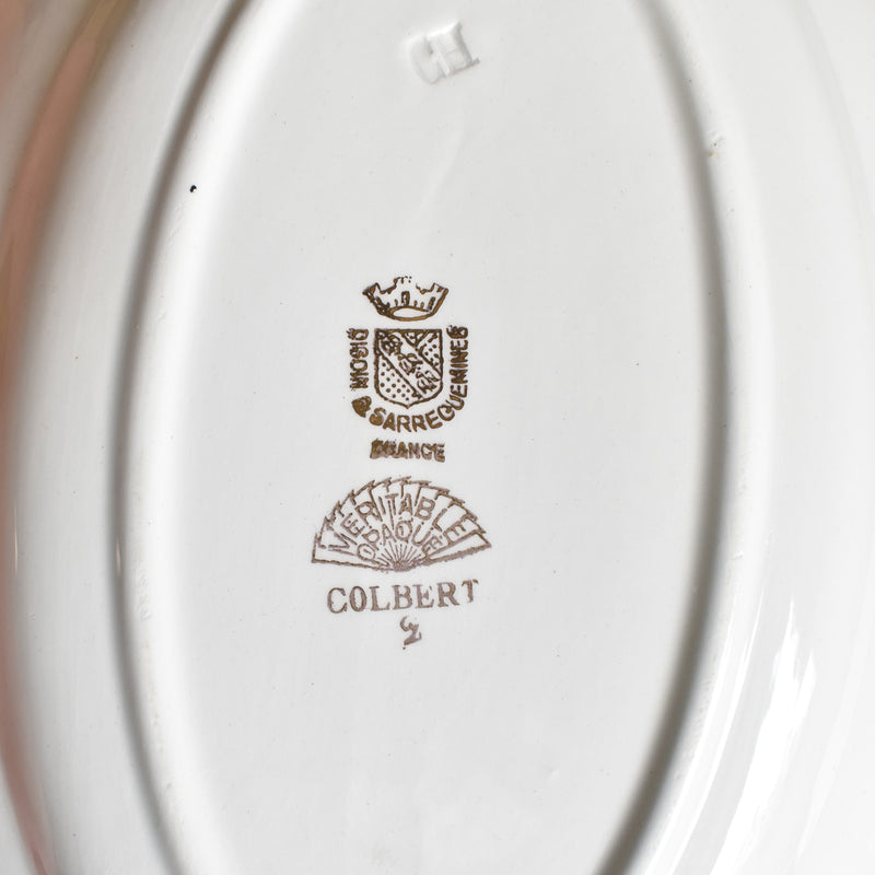 Vintage Digoin & Sarreguemines Colbert Gravy Boat