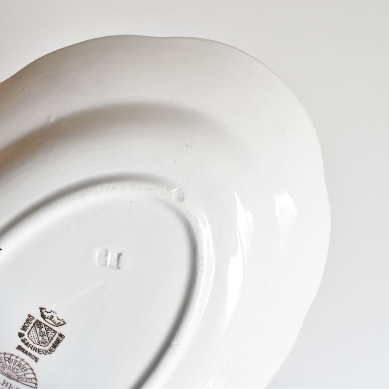 Vintage Digoin & Sarreguemines Colbert Gravy Boat