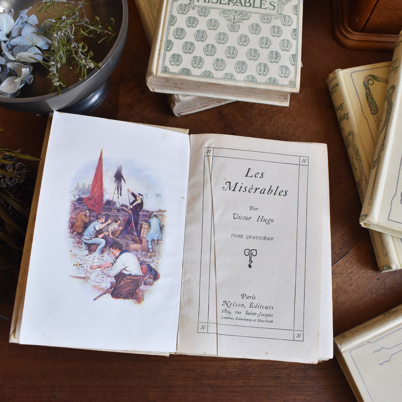 Antique Book Victor Hugo Les Misérables 4