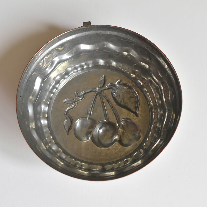 Vintage Copper Mold Cake Pan Cerise