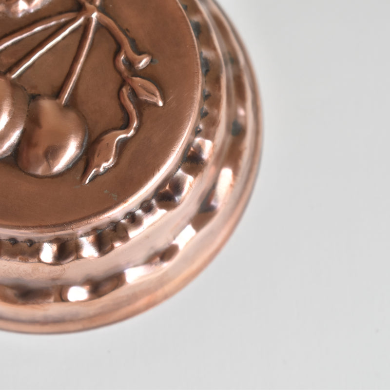 Vintage Copper Mold Cake Pan Cerise