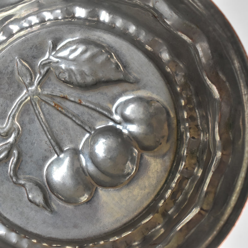 Vintage Copper Mold Cake Pan Cerise