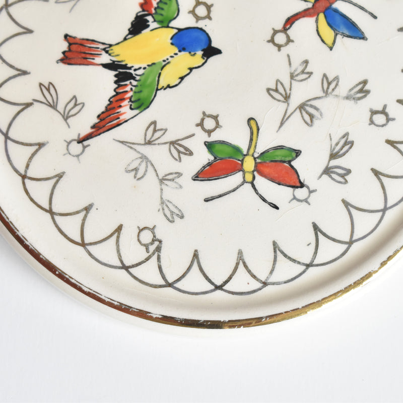Vintage wine bottle coaster Ron Wi Envol A