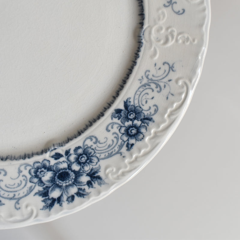 Antique Plate U&C Sarreguemines Aïda