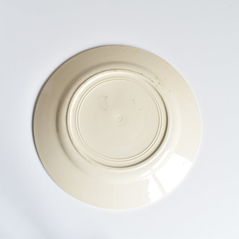 Antique Dessert Plate Badonviller Francine D