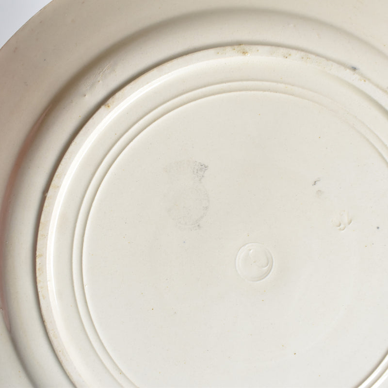 Antique Dessert Plate Badonviller Francine D