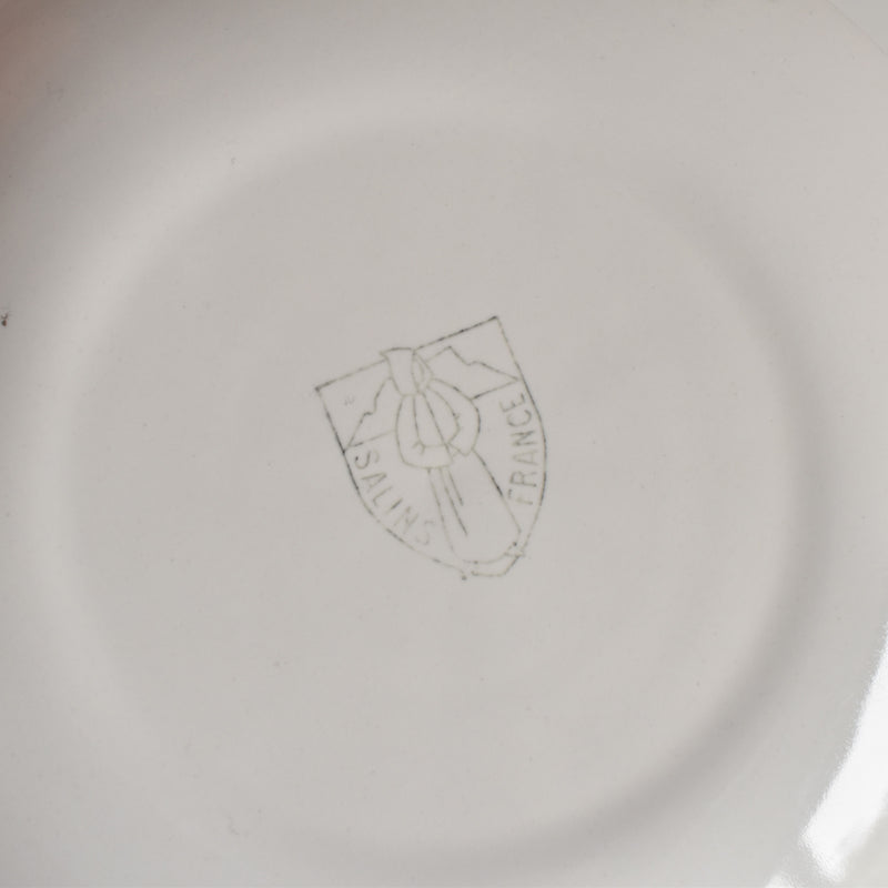 Vintage Dessert Plate, Sarreguemines