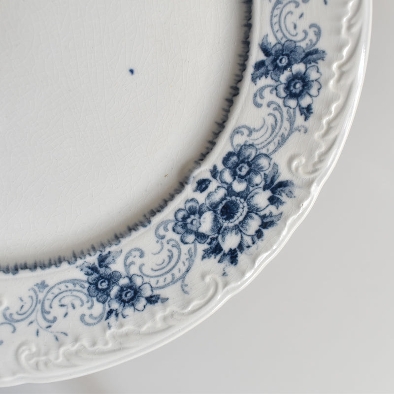 Antique Plate U&C Sarreguemines Aïda