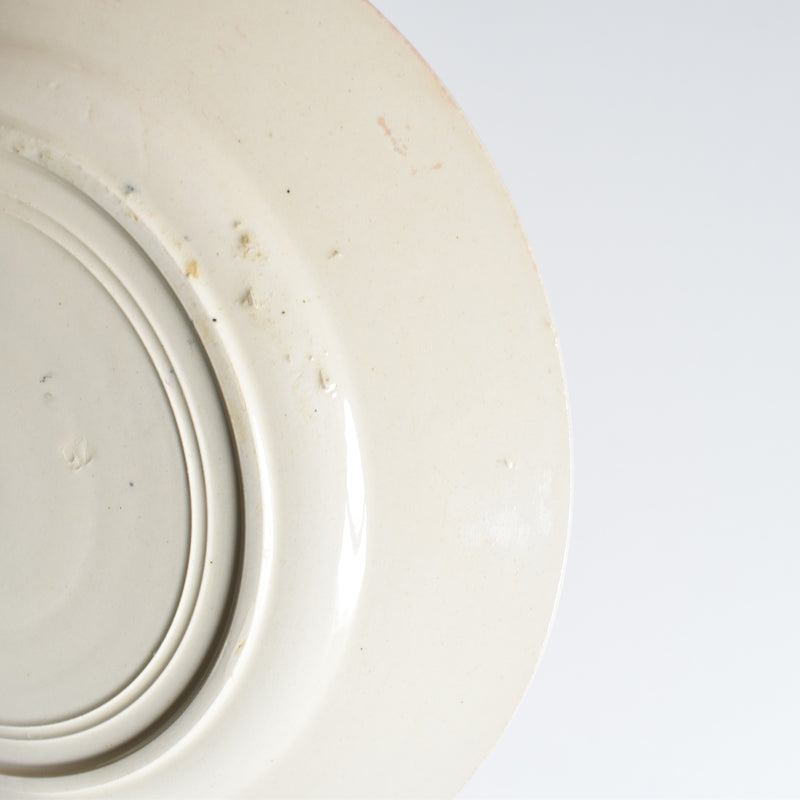 Antique Dessert Plate Badonviller Francine D