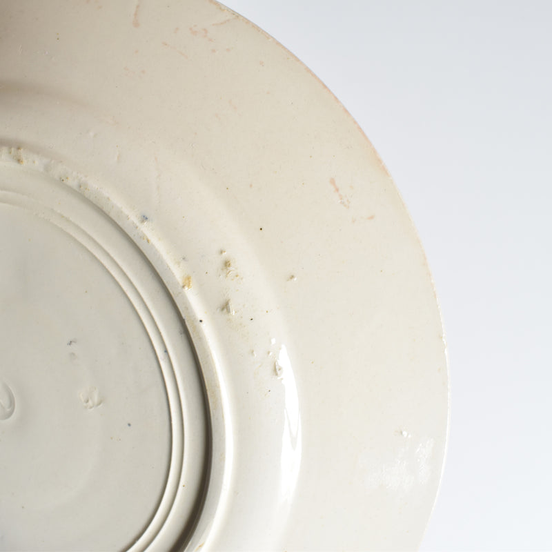 Antique Dessert Plate Badonviller Francine D