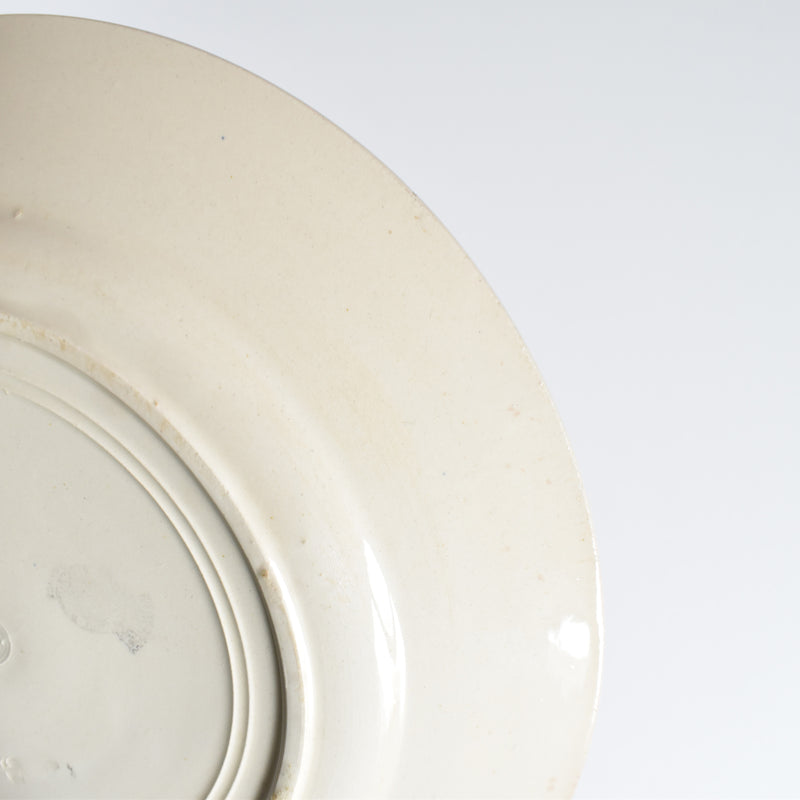Antique Dessert Plate Badonviller Francine D