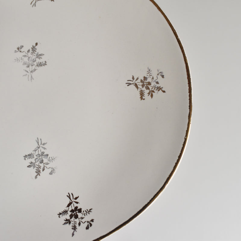 Vintage Dessert Plate, Sarreguemines