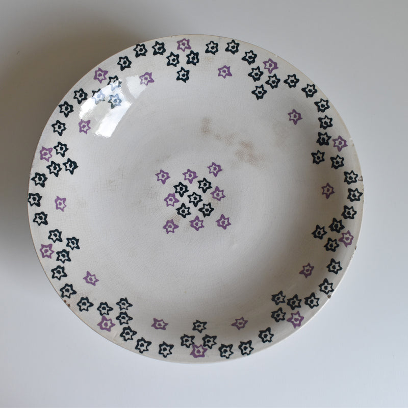 Antique Compote Dish (Faiencerie Lyonnaise)