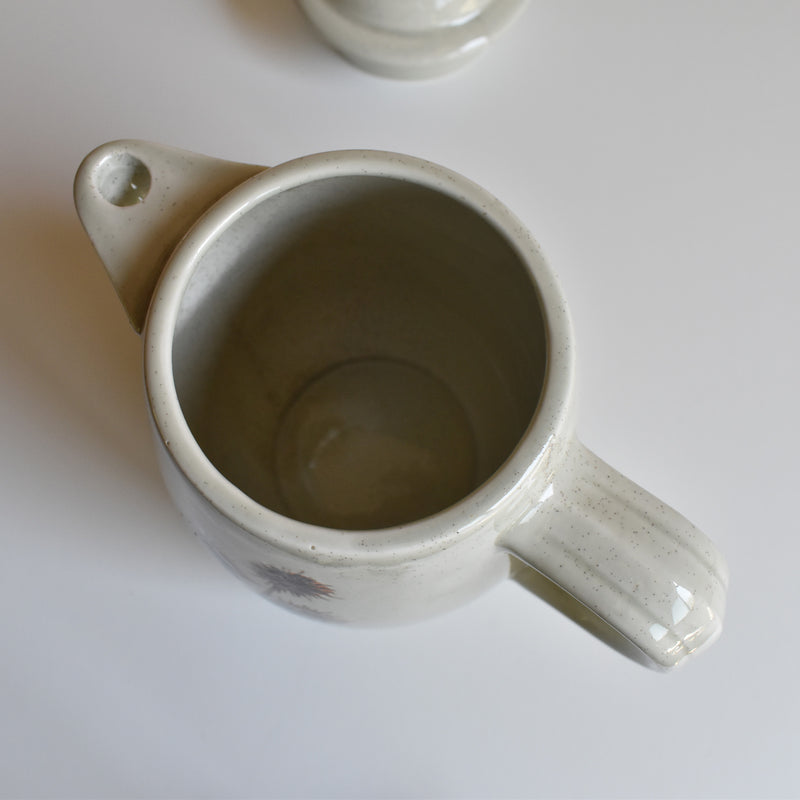 Vintage Coffee Pot Sarreguemines Chardons