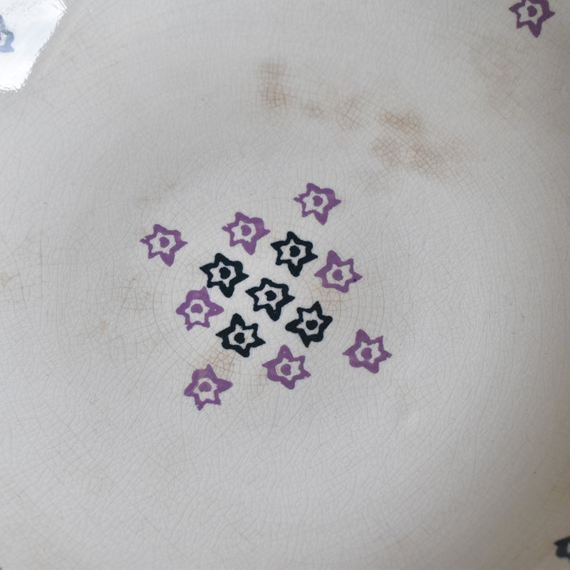 Antique Compote Dish (Faiencerie Lyonnaise)