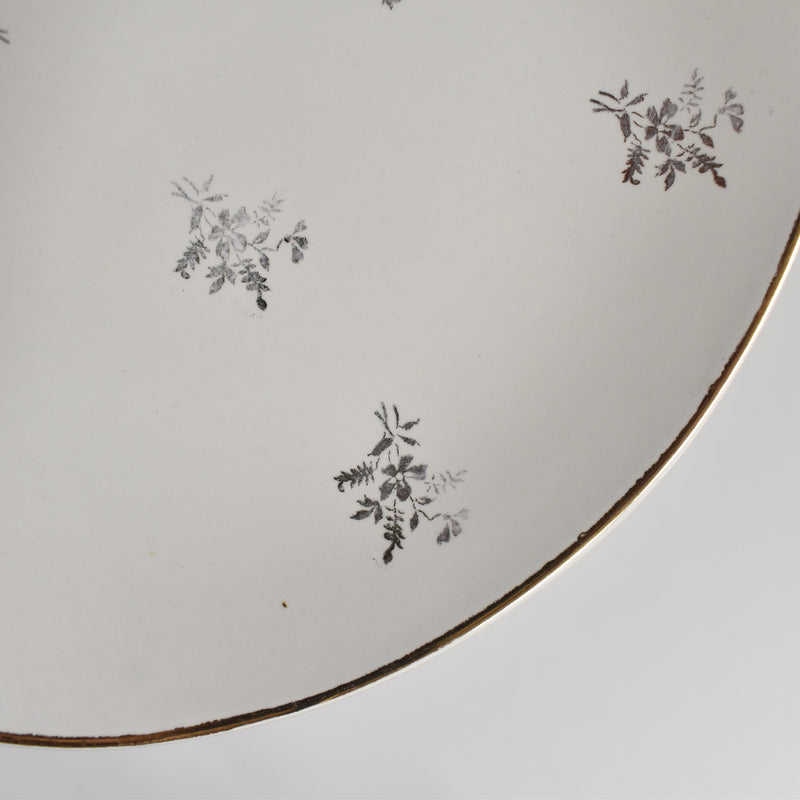 Vintage Dessert Plate, Sarreguemines