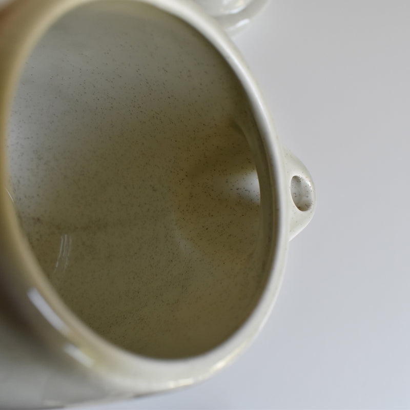Vintage Coffee Pot Sarreguemines Chardons