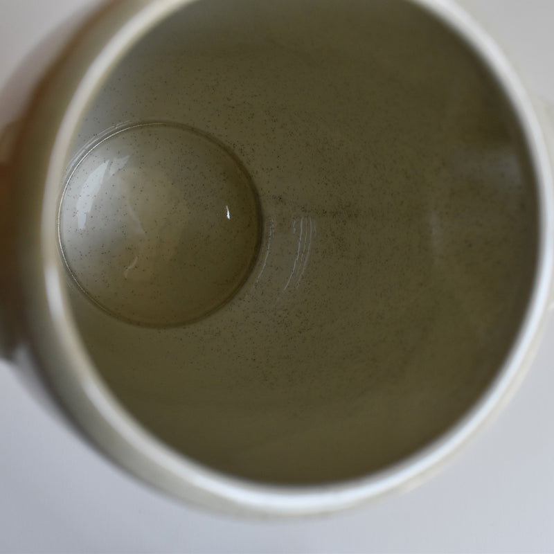 Vintage Coffee Pot Sarreguemines Chardons