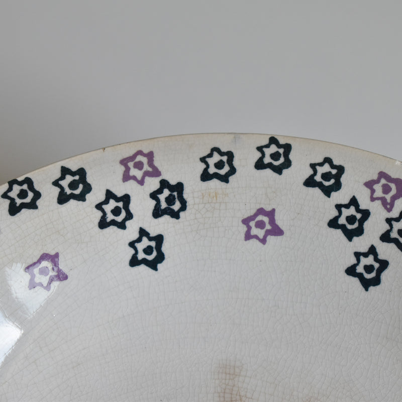 Antique Compote Dish (Faiencerie Lyonnaise)