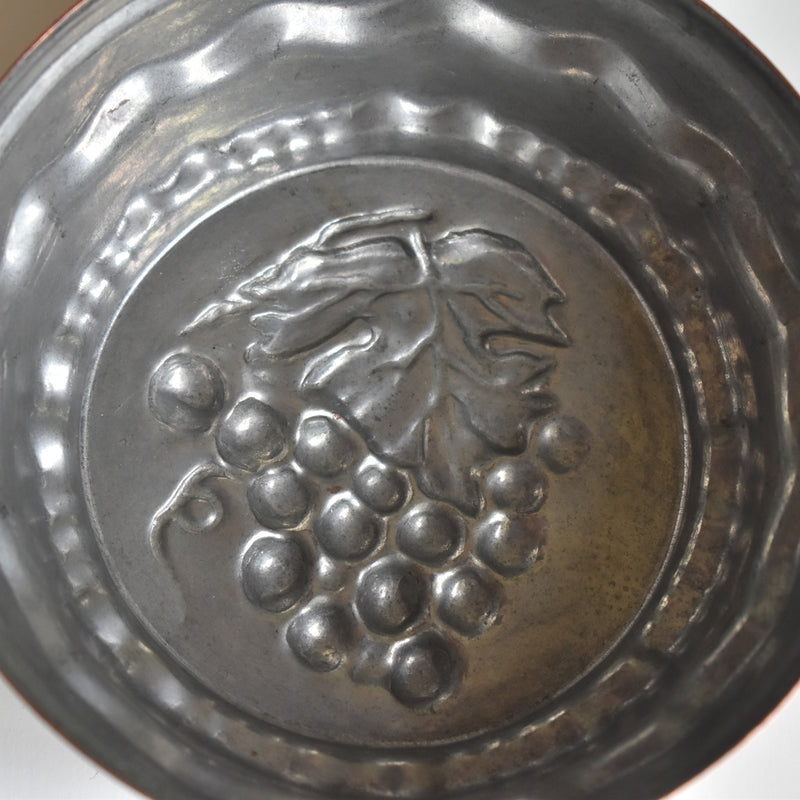 Vintage Copper Mold Cake Pan Raisin