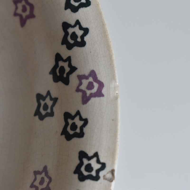 Antique Compote Dish (Faiencerie Lyonnaise)