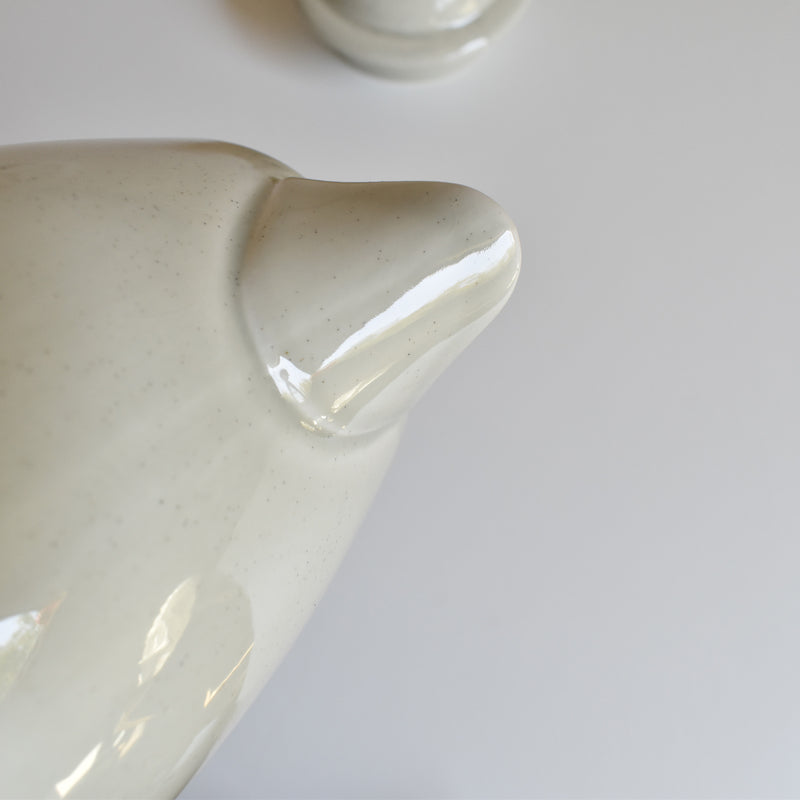 Vintage Coffee Pot Sarreguemines Chardons