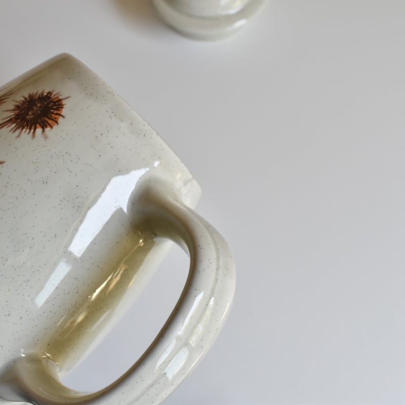 Vintage Coffee Pot Sarreguemines Chardons
