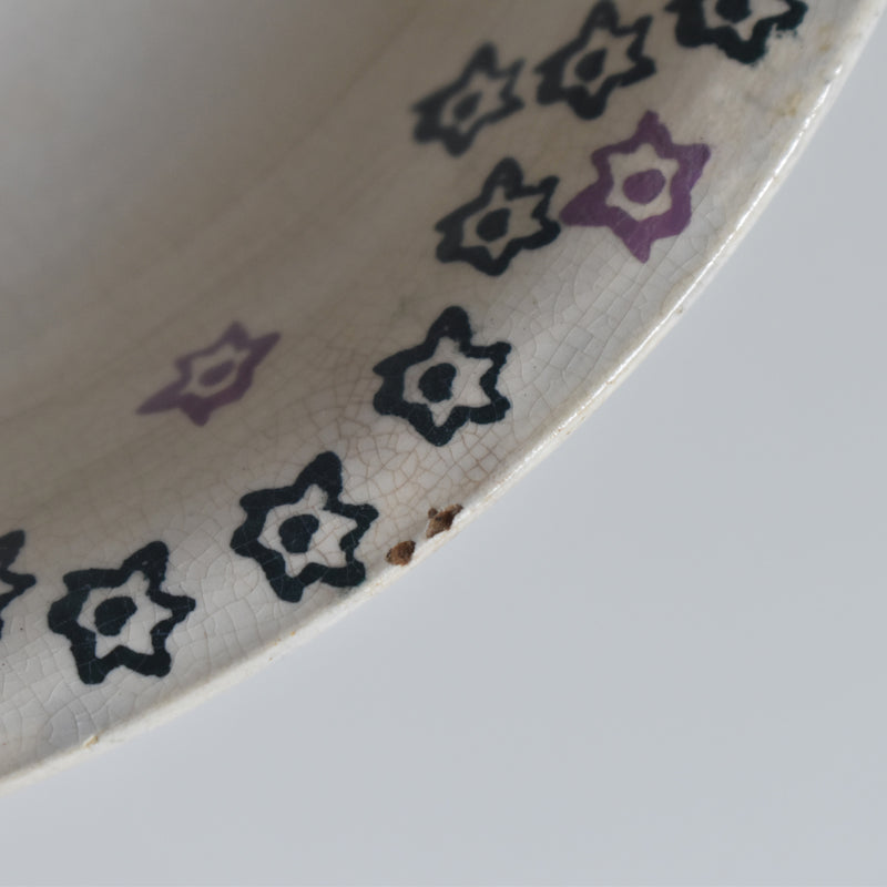 Antique Compote Dish (Faiencerie Lyonnaise)