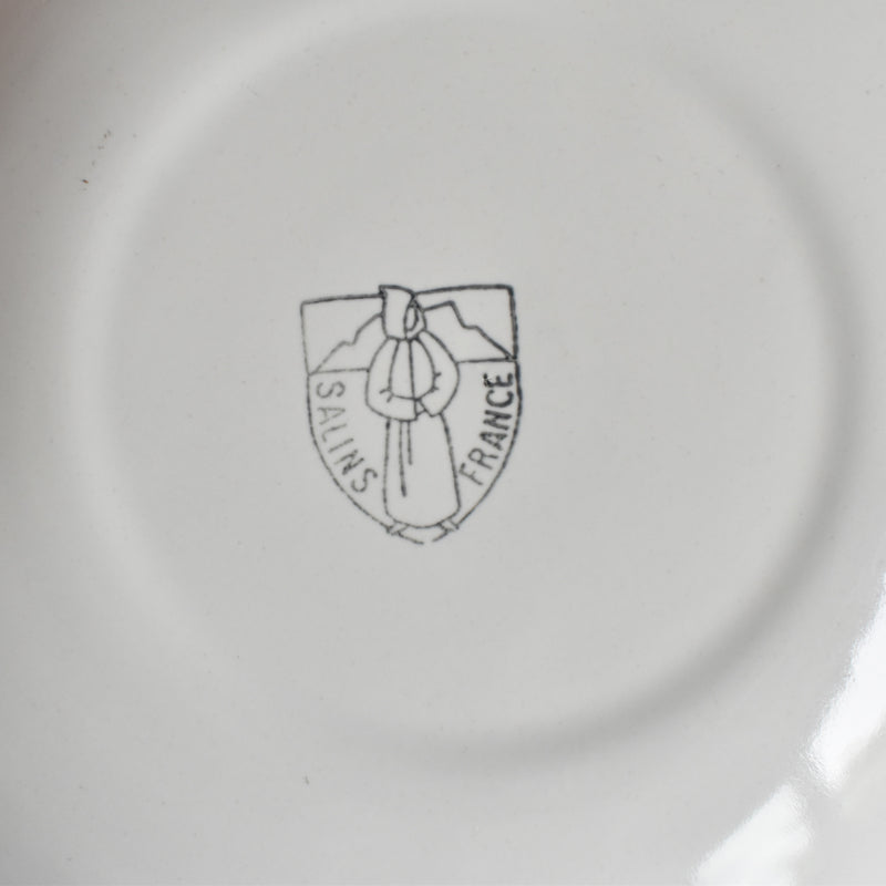 Vintage Dessert Plate Sarreguemines F