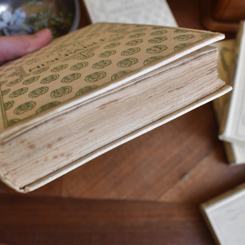 Antique book Victor Hugo Les miserables 3